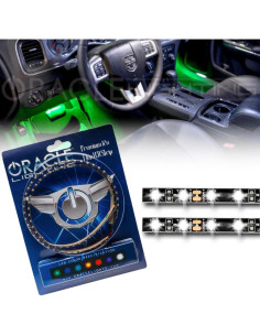 Kit de Iluminación LED Verde ORACLE 3805-004 - Impermeable - 2 Tiras 2