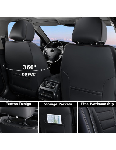 Cubiertas de Asientos Coverado 8883 de Cuero Nappa Impermeables
