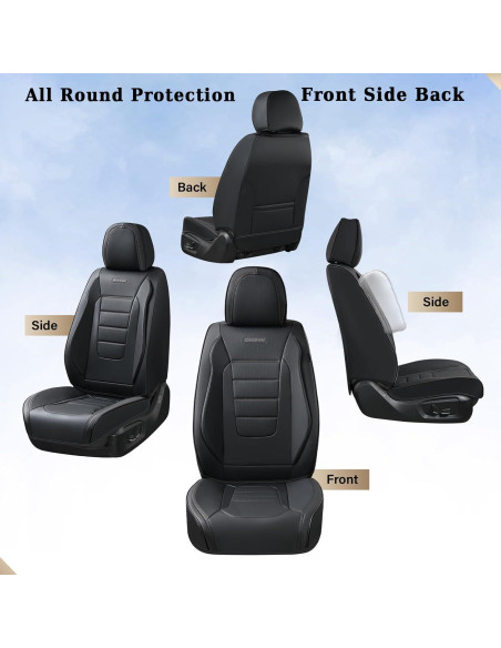 Cubiertas de Asientos Coverado 8883 de Cuero Nappa Impermeables