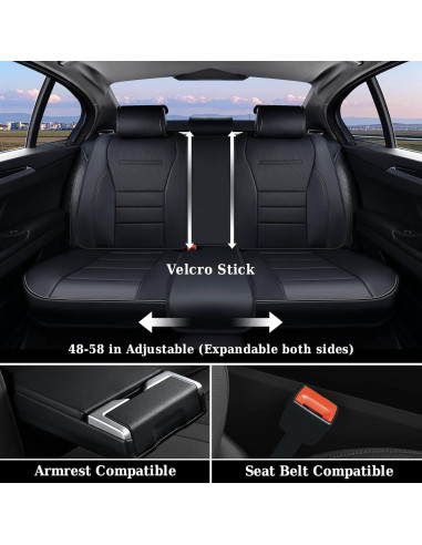 Cubiertas de Asientos Coverado 8883 de Cuero Nappa Impermeables