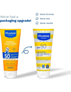 Loción Solar Mineral Mustela SPF 50 para Bebés 100 ml 2