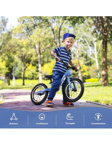 Bicicleta de Equilibrio Birtech JX0430022-NEW 14" Azul