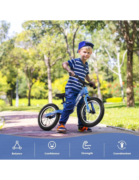 Bicicleta de Equilibrio Birtech JX0430022-NEW 14" Azul