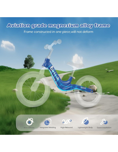 Bicicleta de Equilibrio Birtech JX0430022-NEW 14" Azul