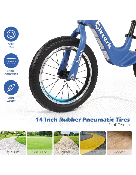 Bicicleta de Equilibrio Birtech JX0430022-NEW 14" Azul