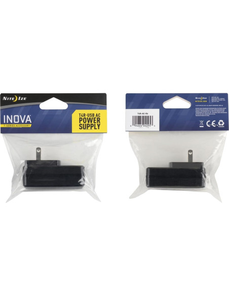 Cargador de Pared Nite Ize T4R USB 100-240V Negro