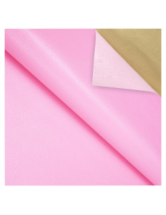 Parche de reparación de cuero autoadhesivo Aglzyoply 45x200 cm rosa