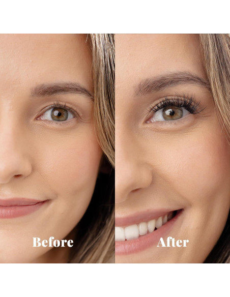 Pestañas Autoadhesivas Glam Lash - 60 Grupos Reutilizables