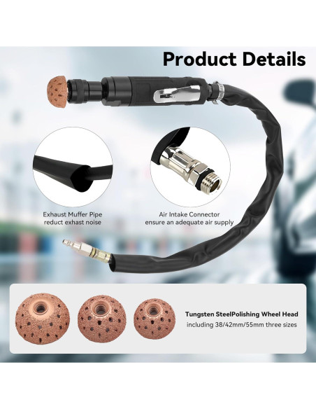 Kit de Herramientas WEAREN para Reparación de Neumáticos 2500 RPM