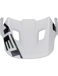 Visera MET Roam Iridiscente Blanca Mate Pequeña Mediana 2