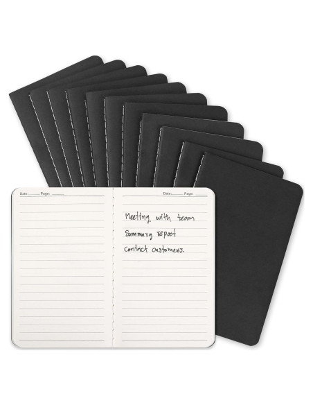 Mini Cuadernos de Bolsillo Lzerking 12 Pcs Rayados 9x14 cm Mini Cuadernos de Bolsillo Lzerking 12 Pcs Rayados 9x14 cm