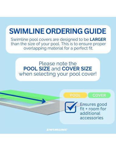Cubierta de Piscina Invernales Swimline Hydrotools 7.6x15.2m