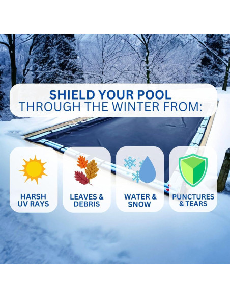 Cubierta de Piscina Invernales Swimline Hydrotools 7.6x15.2m