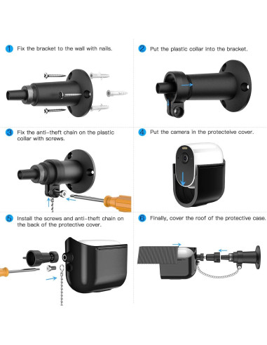Funda de Silicona Antirrobo HOLACA para Cámara Arlo VMC2330