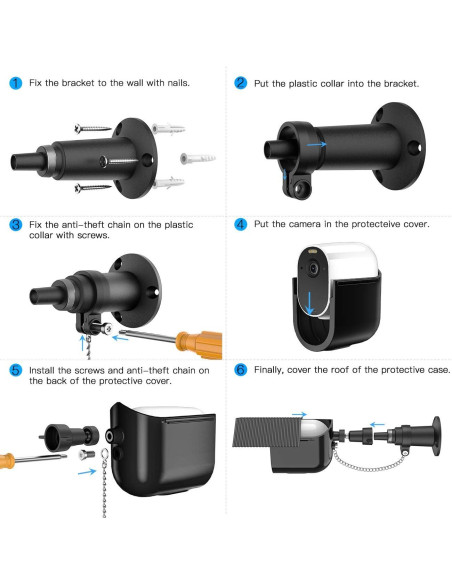 Funda de Silicona Antirrobo HOLACA para Cámara Arlo VMC2330