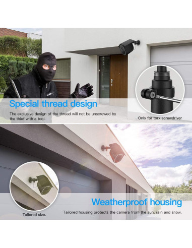 Funda de Silicona Antirrobo HOLACA para Cámara Arlo VMC2330