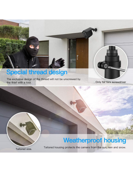 Funda de Silicona Antirrobo HOLACA para Cámara Arlo VMC2330