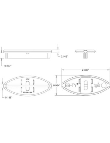 Sujetador de Deck Oculto Simpson Strong-Tie EB-TY 175 Pzas