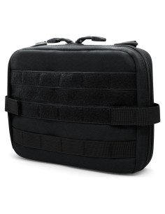 Bolsa Administrativa Táctica Molle Qavctw 25.5x19x5.5cm Negra