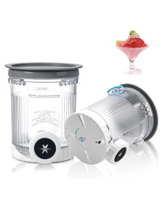 Paquete de 2 Pints Ninja Creami NC700 NC701, 473ml, Libre de BPA