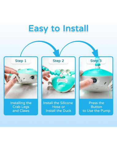 Bomba de Agua JOYCUDDLE Cangrejo IP67 6 Horas Diversión Niños