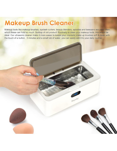 Limpiador Ultrasónico de Joyería KEYSKY 500ml para Anillos y Gafas