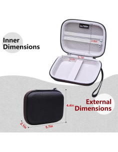 Funda LTGEM para Power Bank Anker MagGo 633/622/621/321 - Negro y Gris 2