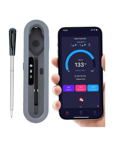 Termómetro de Carne Digital BOHON Inalámbrico con Bluetooth