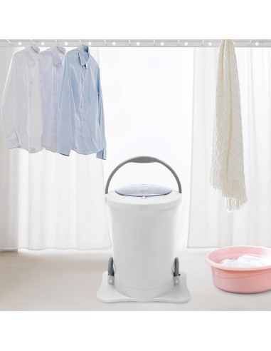 Deshidratador Manual Portátil 12L Blanco - Ideal para Ropa Pequeña