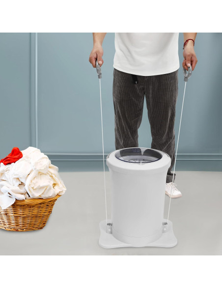 Deshidratador Manual Portátil 12L Blanco - Ideal para Ropa Pequeña