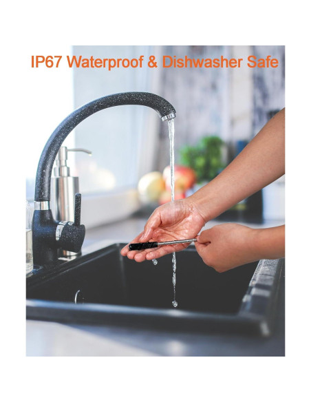 Termómetro de Carne Digital BOHON Inalámbrico con Bluetooth