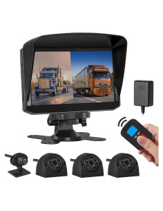 Cámara de Salpicadero 4CH VSYSTO 1080P con GPS y Pantalla 7"