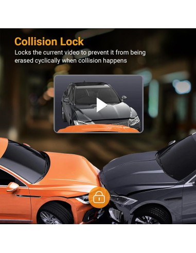 Cámara Dash 4K Delantera y Trasera Swankiz con GPS y 64GB