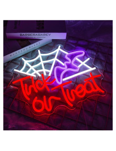 Letrero Neón Halloween NEONLOVE 38x32cm Control Remoto