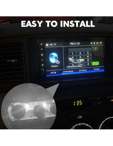 10 Bombillas LED T4.2 HQRNYP 10mm Luz Interior Coche 12V