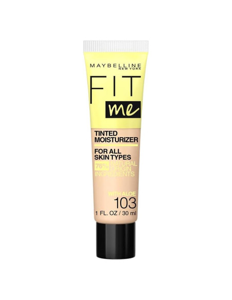 Maybelline Fit Me Hidratante Tinte 29.57 ml Color 103 Maybelline Fit Me Hidratante Tinte 29.57 ml Color 103