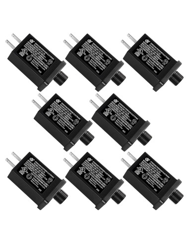 8 Adaptadores Inflables 12V AFOROEOA IP44 para Decoraciones
