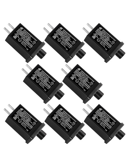 8 Adaptadores Inflables 12V AFOROEOA IP44 para Decoraciones