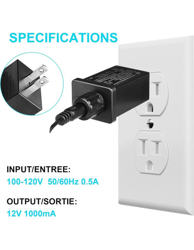 8 Adaptadores Inflables 12V AFOROEOA IP44 para Decoraciones