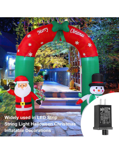 8 Adaptadores Inflables 12V AFOROEOA IP44 para Decoraciones