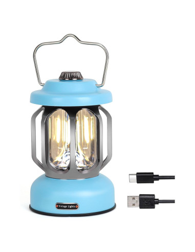 Linterna de Camping LED Recargable SEAMAGIC Vintage 2000mAh