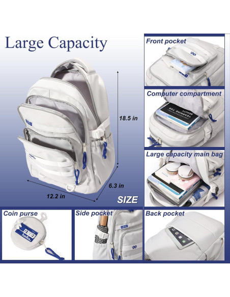 Mochila Escolar YJMKOI para Niños y Niñas 46.99x30.99x16cm Mochila Escolar YJMKOI para Niños y Niñas 46.99x30.99x16cm