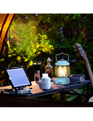 Linterna de Camping LED Recargable SEAMAGIC Vintage 2000mAh