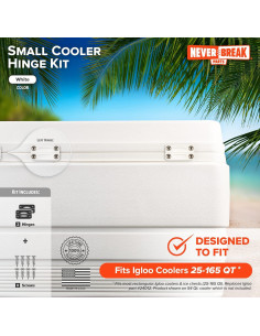 Bisagra de Nevera Igloo Blanca NeverBreak - Reemplazo Durable 2