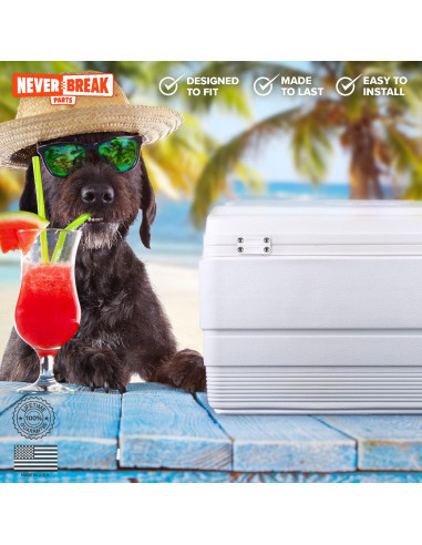 Bisagra de Nevera Igloo Blanca NeverBreak - Reemplazo Durable