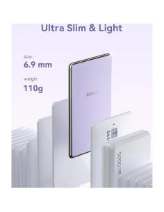 Batería Externa Kuulaa 5000mAh MagSafe Cargador Inalámbrico 2