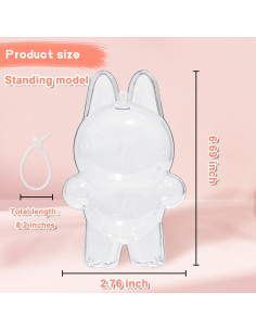 Funda Protectora Transparente MLLNFUE para Muñeca 15cm 2