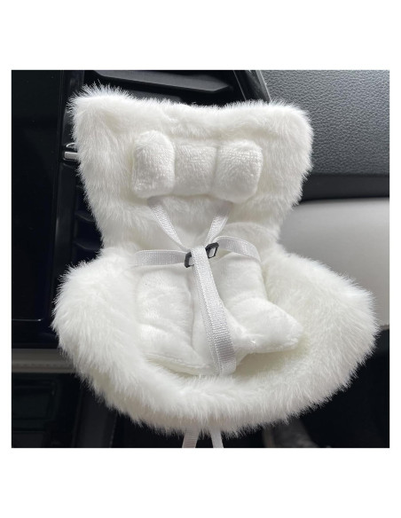 Asiento de Coche para Muñecas Ezcora Blanco 7.62cm