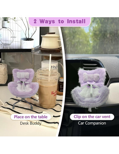 Asiento de Coche para Muñecas Ezcora Blanco 7.62cm