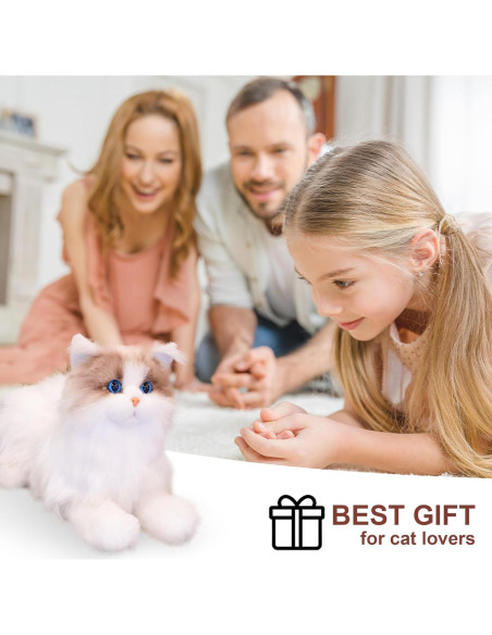 Gato de Peluche Realista Chongker Ragdoll 40 cm Hecho a Mano Gato de Peluche Realista Chongker Ragdoll 40 cm Hecho a Mano